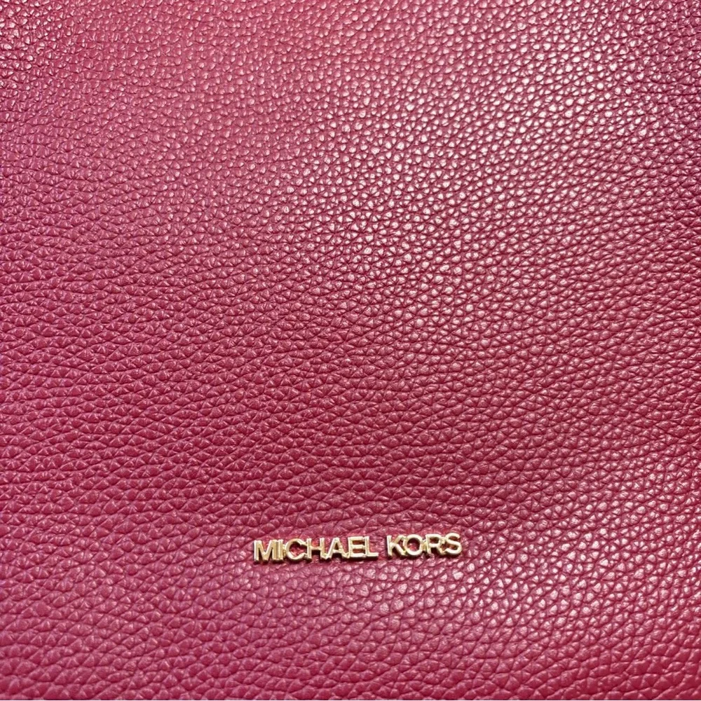 Michael Kors Red Leather Shoulder Bag Brand New - Picture 9 of 11